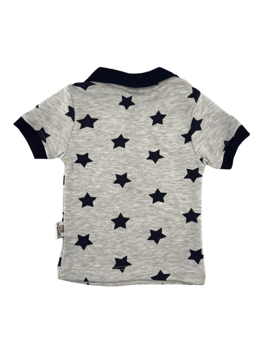Yıldız Baskılı Tişört ve Şort Erkek Çocuk Takım