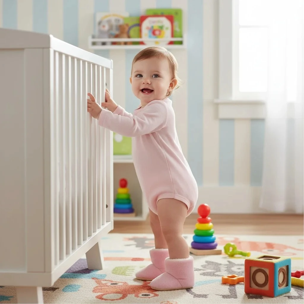 Kız Bebek Panduf İlk Adım Ayakkabı - Pembe