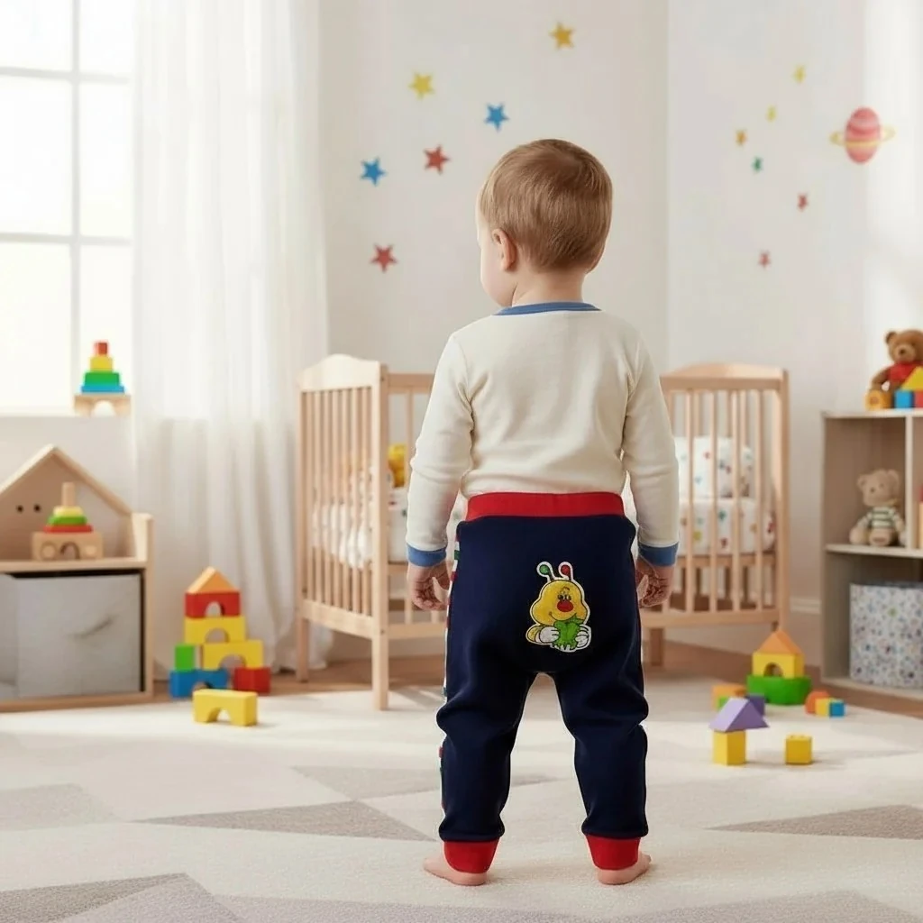 Minik Obur Tırtıl Kapüşonlu Erkek Bebek Takım