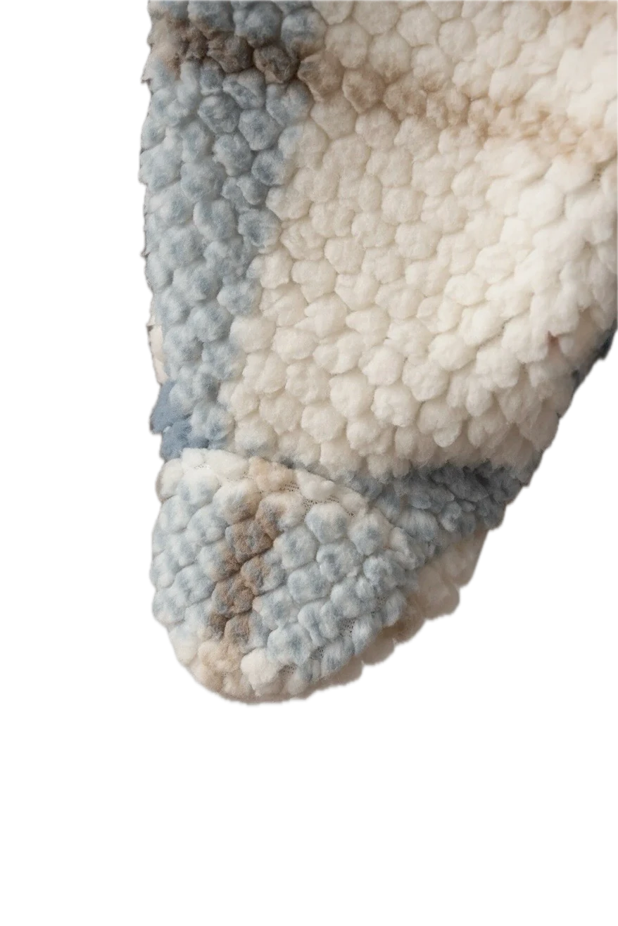 Ekose Desenli Kozmonot Tulum - Mavi