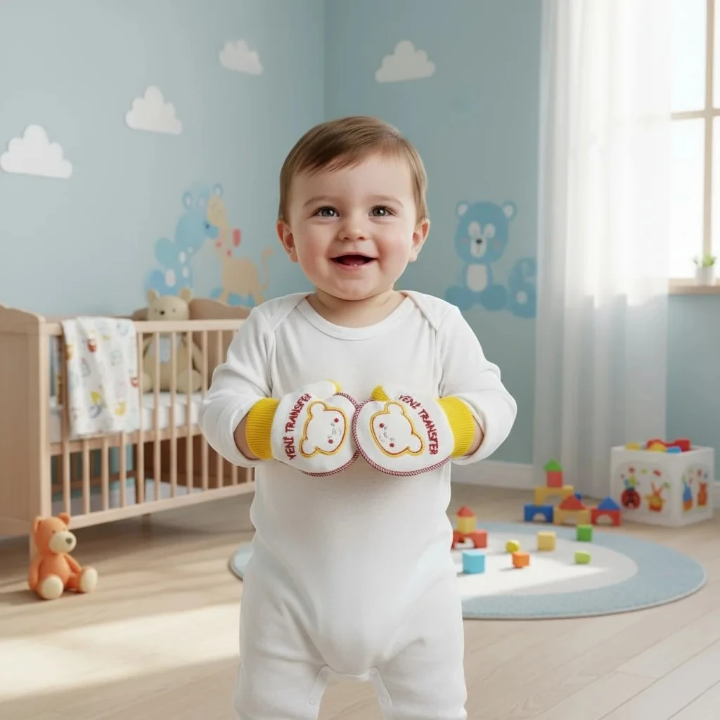 Erkek Bebek Taraftar Eldiven Galatasaray