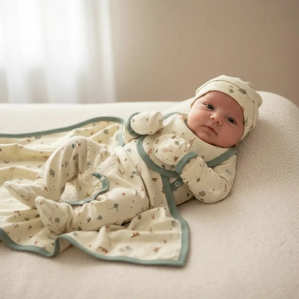 Battaniyeli 5'li Tulum Set %100 Pamuk