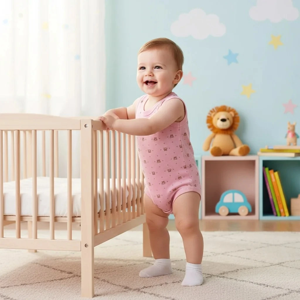 Ayıcık Desenli Bebek Zıbın