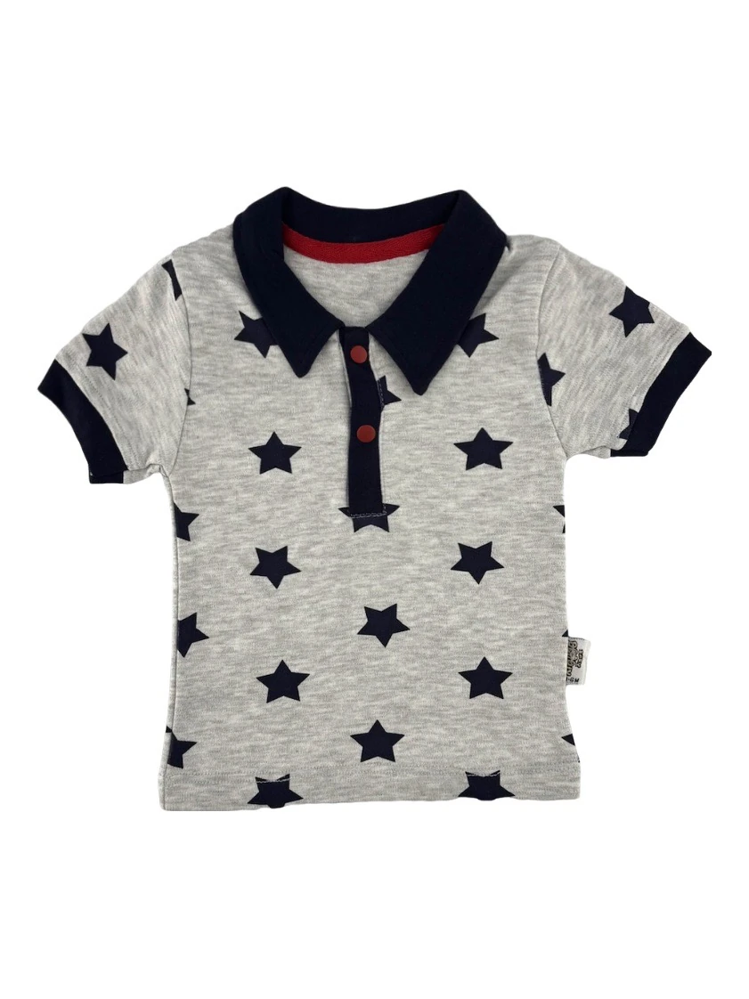 Yıldız Baskılı Tişört ve Şort Erkek Çocuk Takım