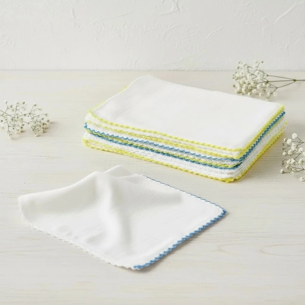 Renkli 10’lu Bebek Mendil Seti