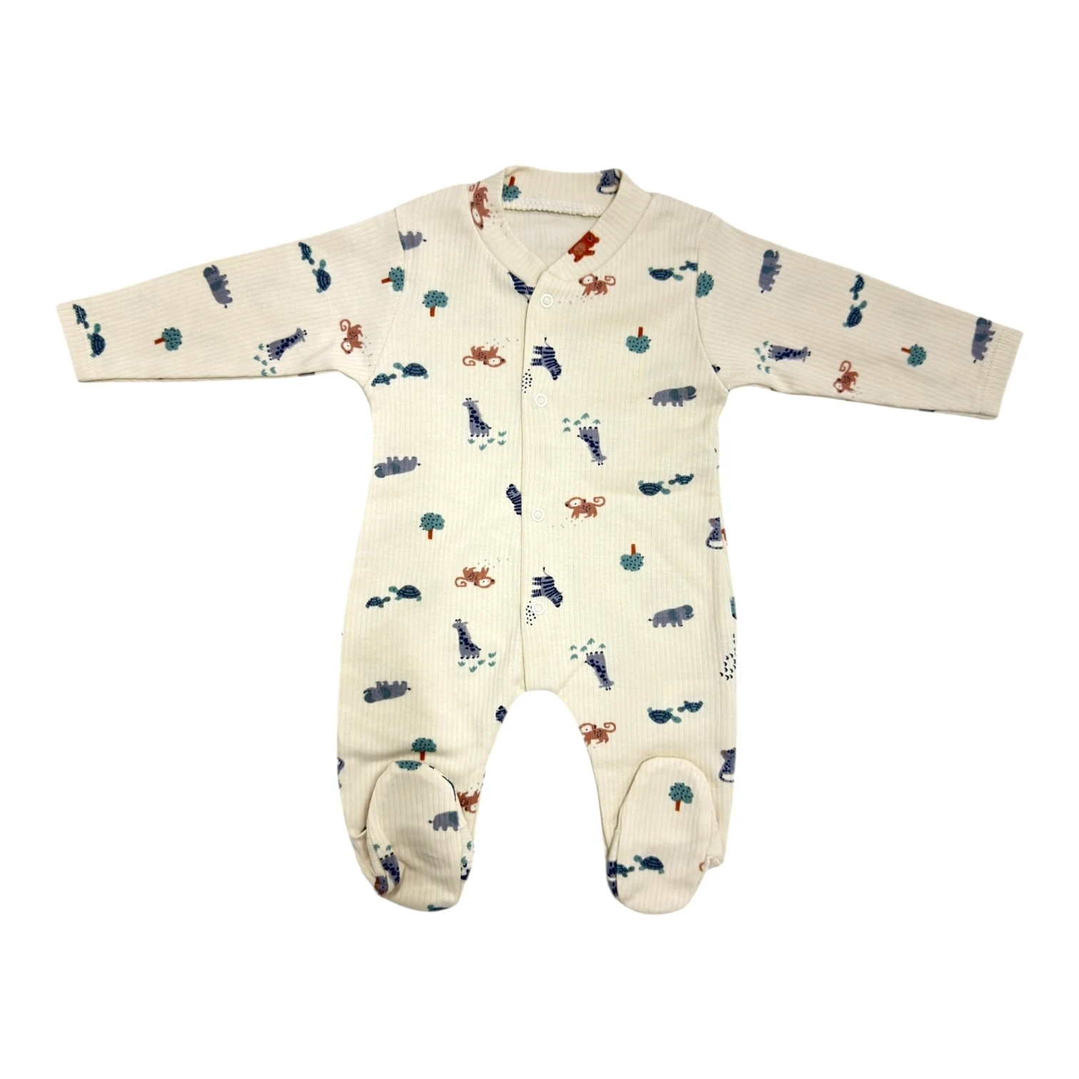 Doğa Temalı Uzun Kollu Tulum