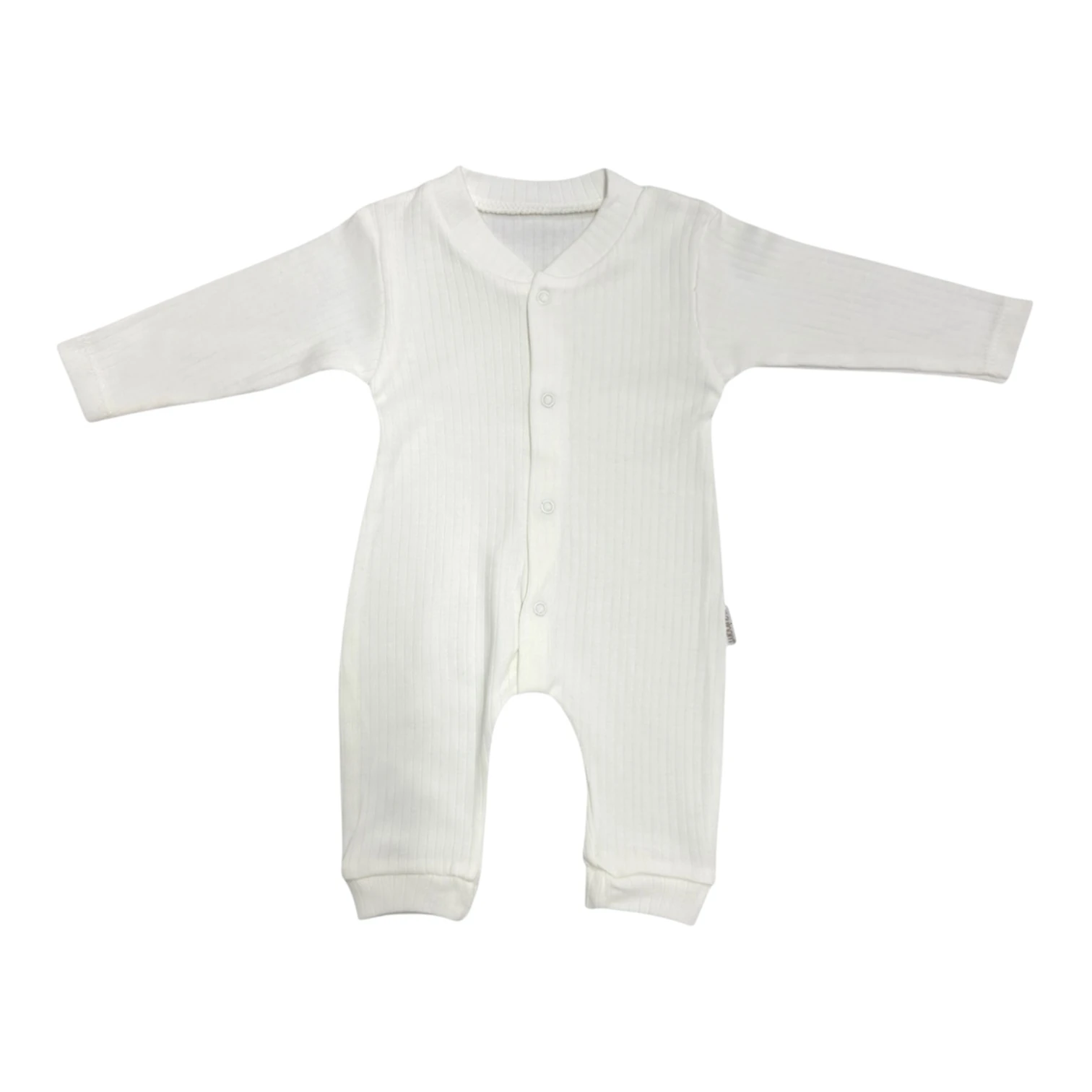 Beyaz Uzun Kollu Tulum