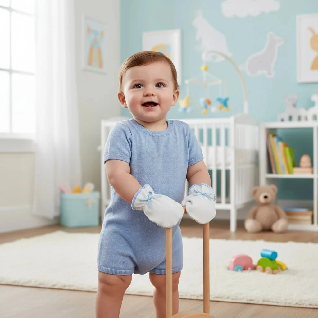 Erkek Bebek Eldiven el02