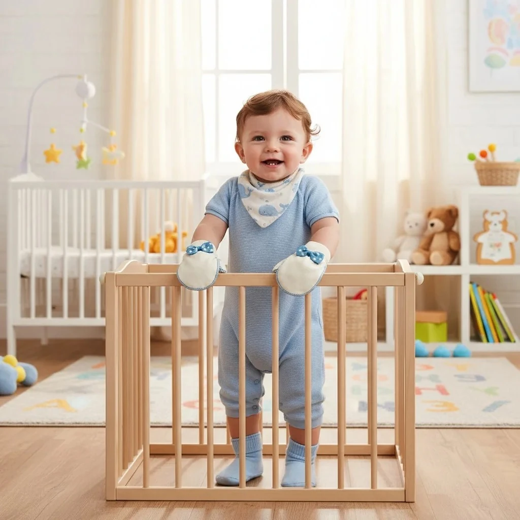 Erkek Bebek Eldiven el03