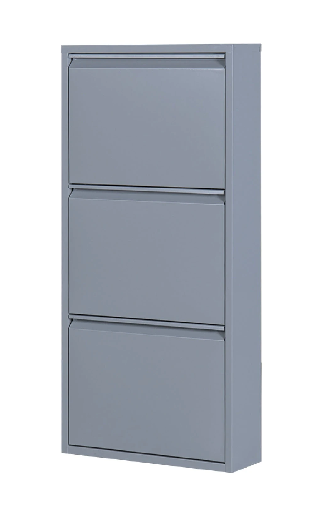 Milla Metal | 3 Kapaklı Metal Ayakkabılık Gri 