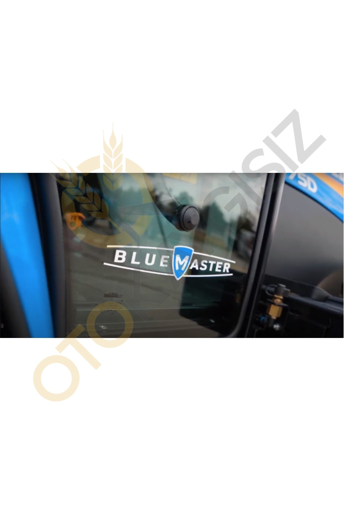 New Holland TD-TD5 Serisi Kapı Camı Bluemaster Etiketi 90389727 Orijinal