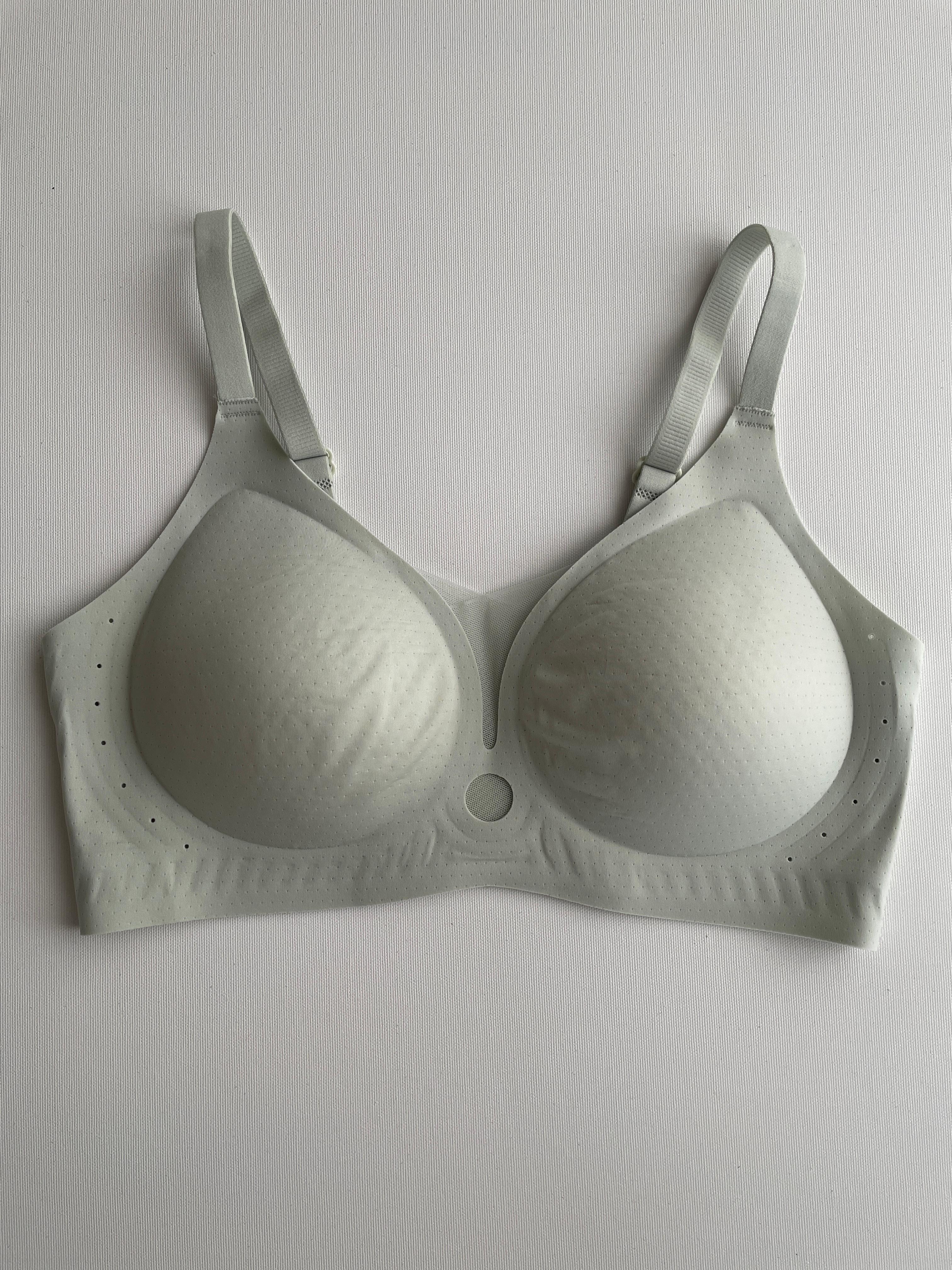 Velaris Bra Desteksiz Lazer Kesim Sütyen - YEŞİL