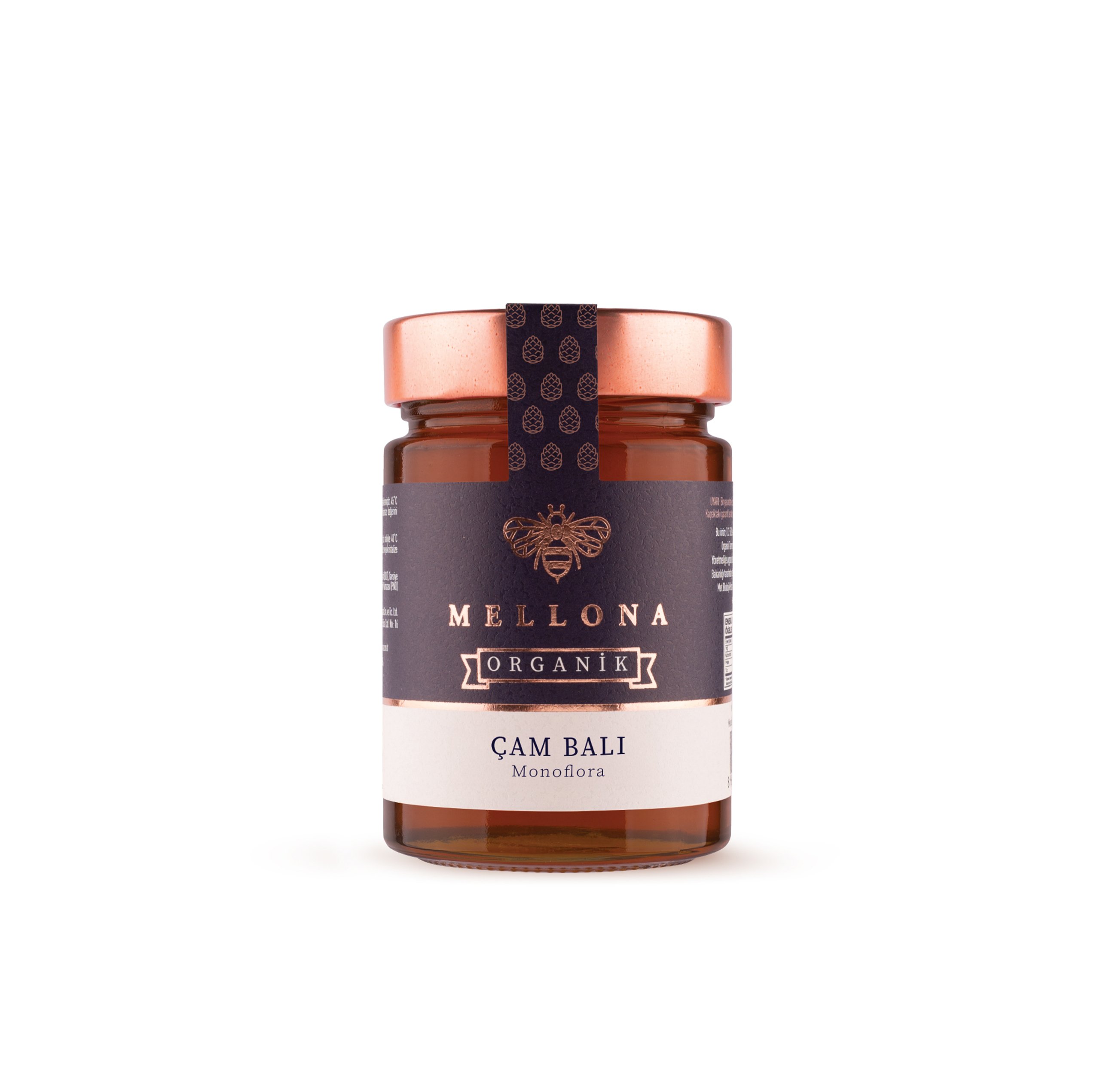 Mellona Organik Süzme Çam Balı 250gr