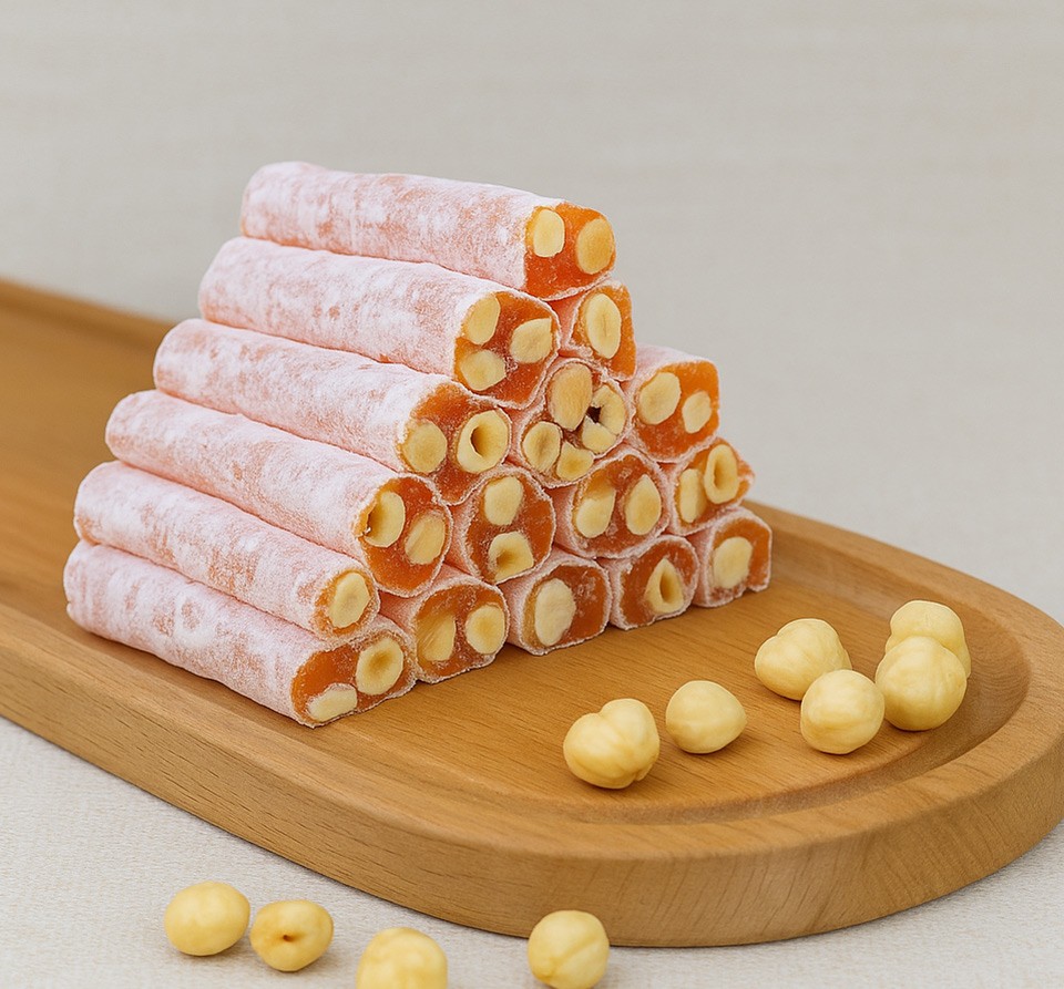 Stik Portakal Aromalı Fındıklı Lokum