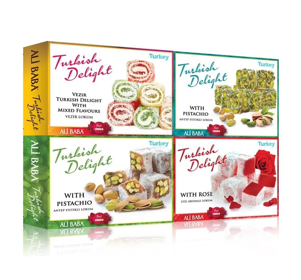 Turkish Delight Set (100g x 4 Boxes)
