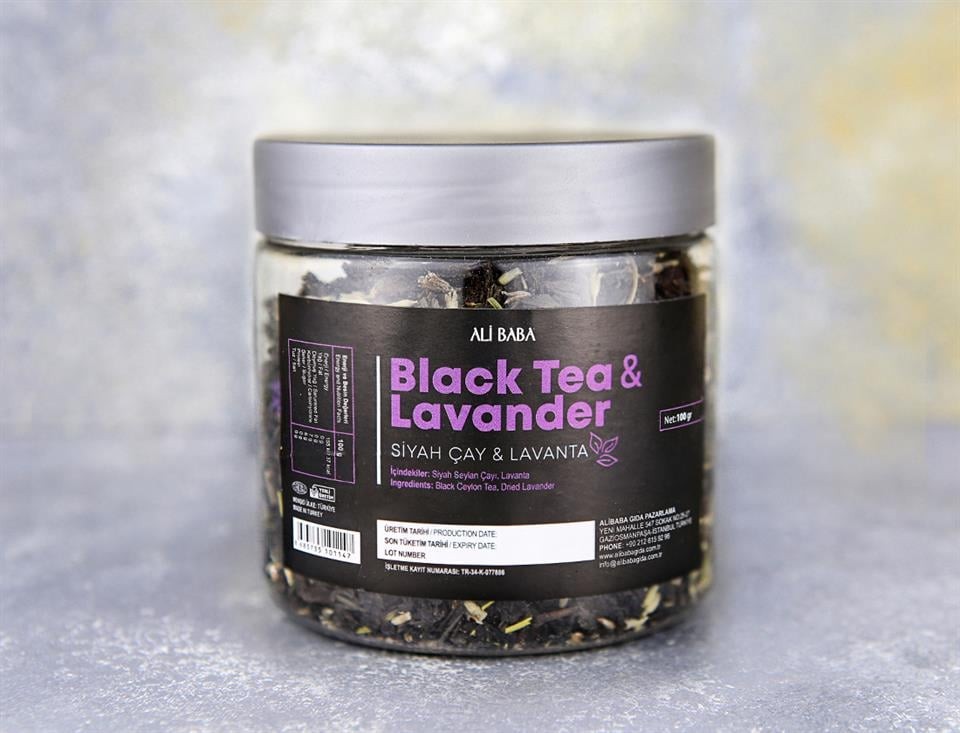 Black Tea &Lavander Siyah Çay Ve Lavanta 