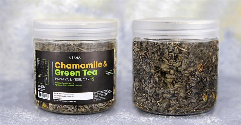 Chomomile &Green Tea Papatya Ve Yeşil Çay