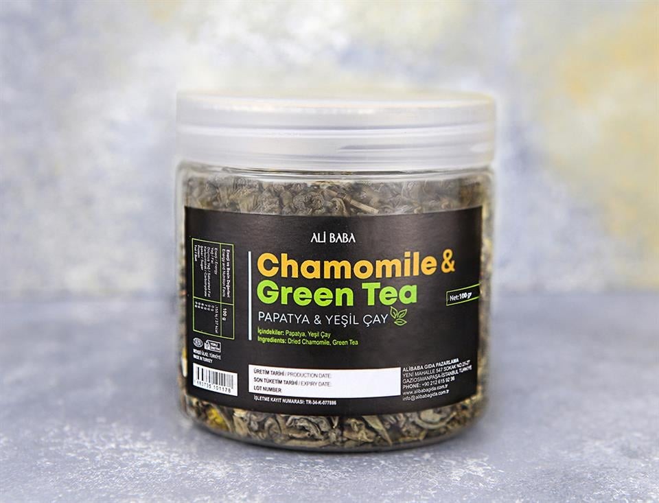 Chomomile &Green Tea Papatya Ve Yeşil Çay