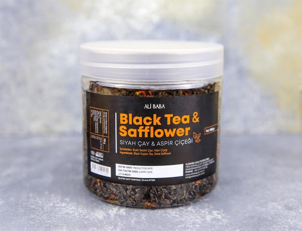 Black Tea &safflower Siyah Çay Ve Aspir Çiçeği