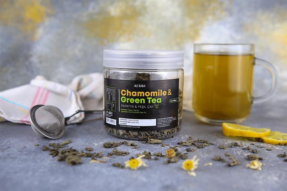 Chomomile &Green Tea Papatya Ve Yeşil Çay