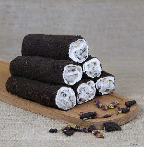 Oreo Kaplı Fındık Kremalı Dolgulu Antep Fıstıklı Lokum