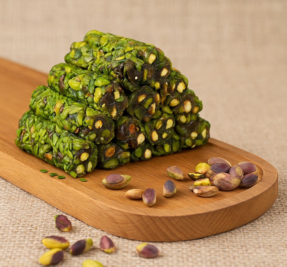 Stick Phyllo Pistachio-Coated Pistachio Turkish Delight