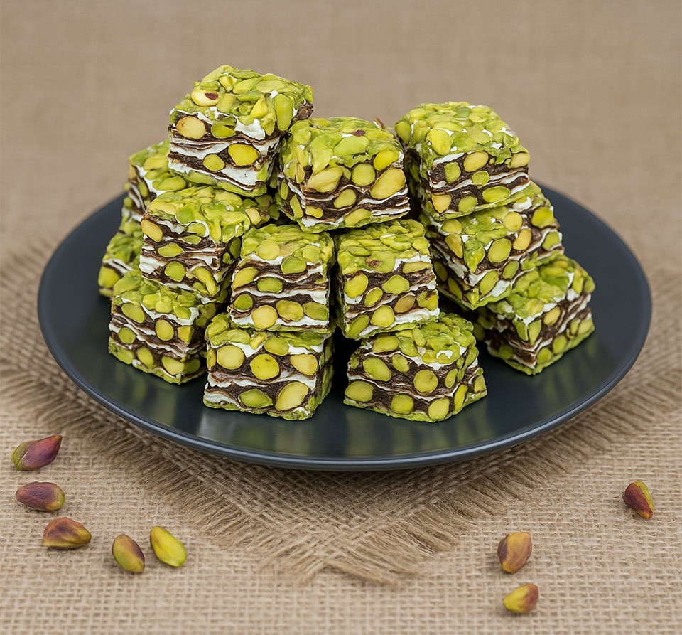 File Antep Fıstık Kaplı Antep Fıstıklı Baklava Lokum
