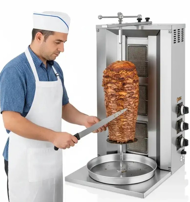 Bem 3 Radyanlı Doğalgazlı & Tüplü Döner Makinası Ocağı - DO03
