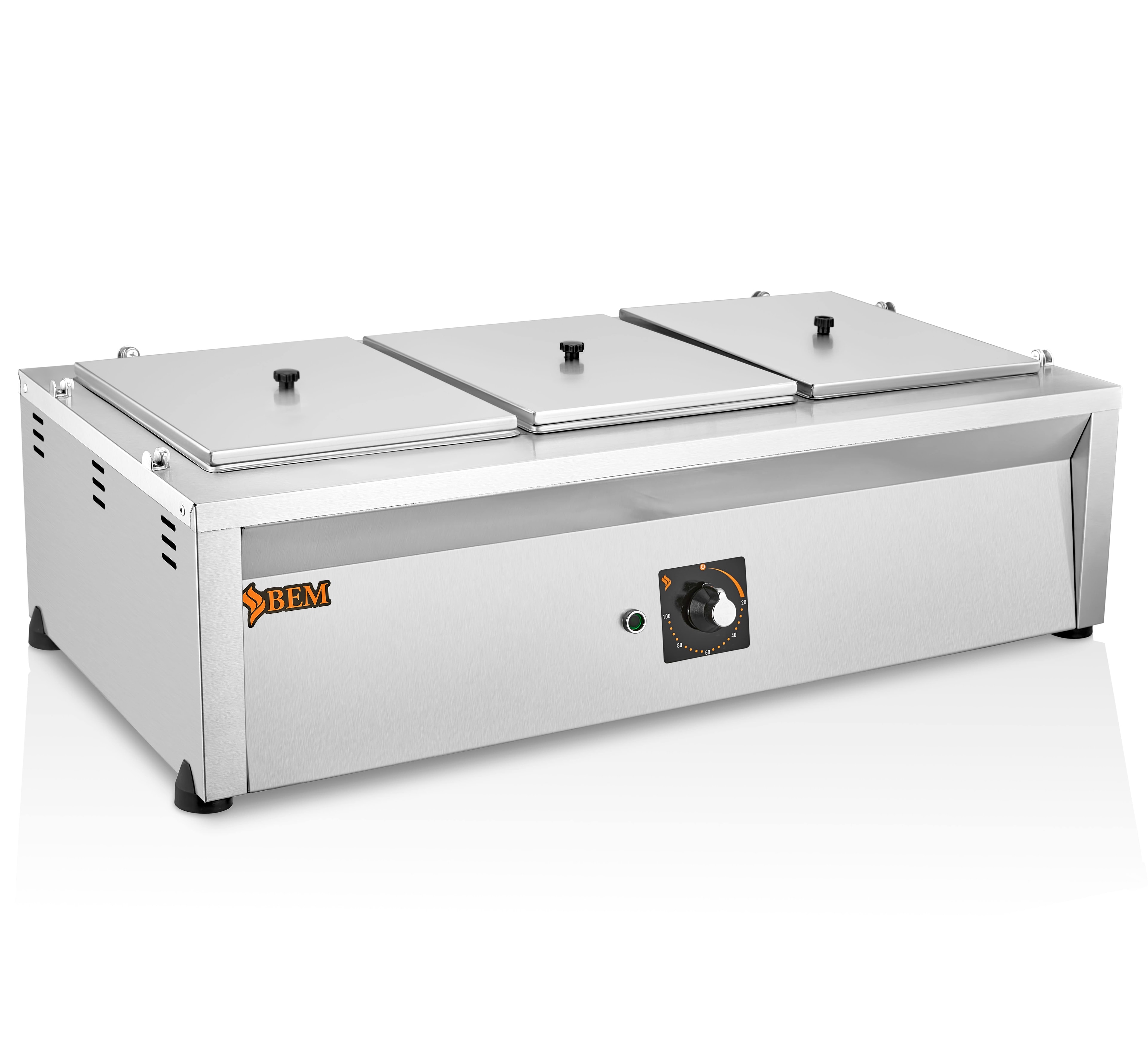 BEM™ 4 lü Set Üstü Elektrikli Benmari 1/2 100 6,5 LT