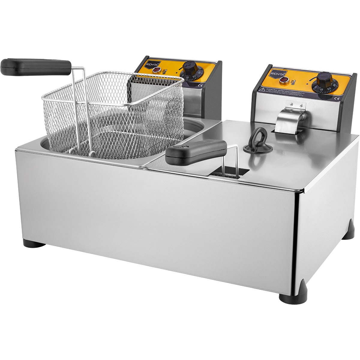 Remta Çiftli Elektrikli Fritöz 5+5 lt - R93