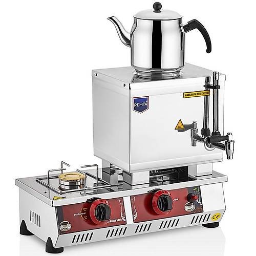 Remta 15 Model Tek Demlikli Doğalgazlı & Tüplü Çay Kazanı Ocağı 14 LT – N10