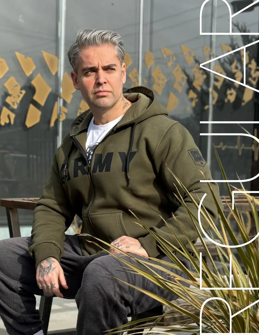 BOB ARMY FERMUARLI HOODIE