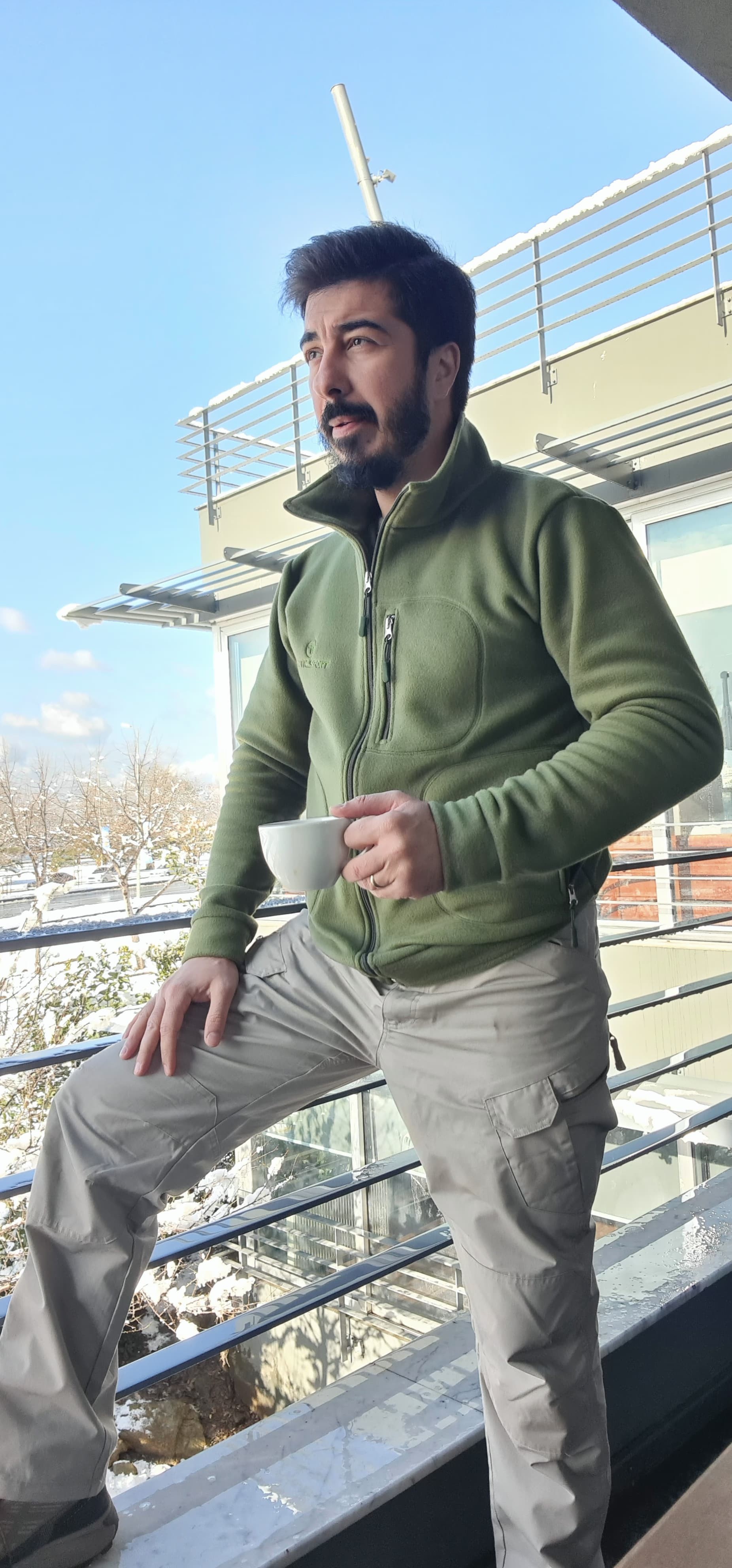 Yeşil Polar Ceket