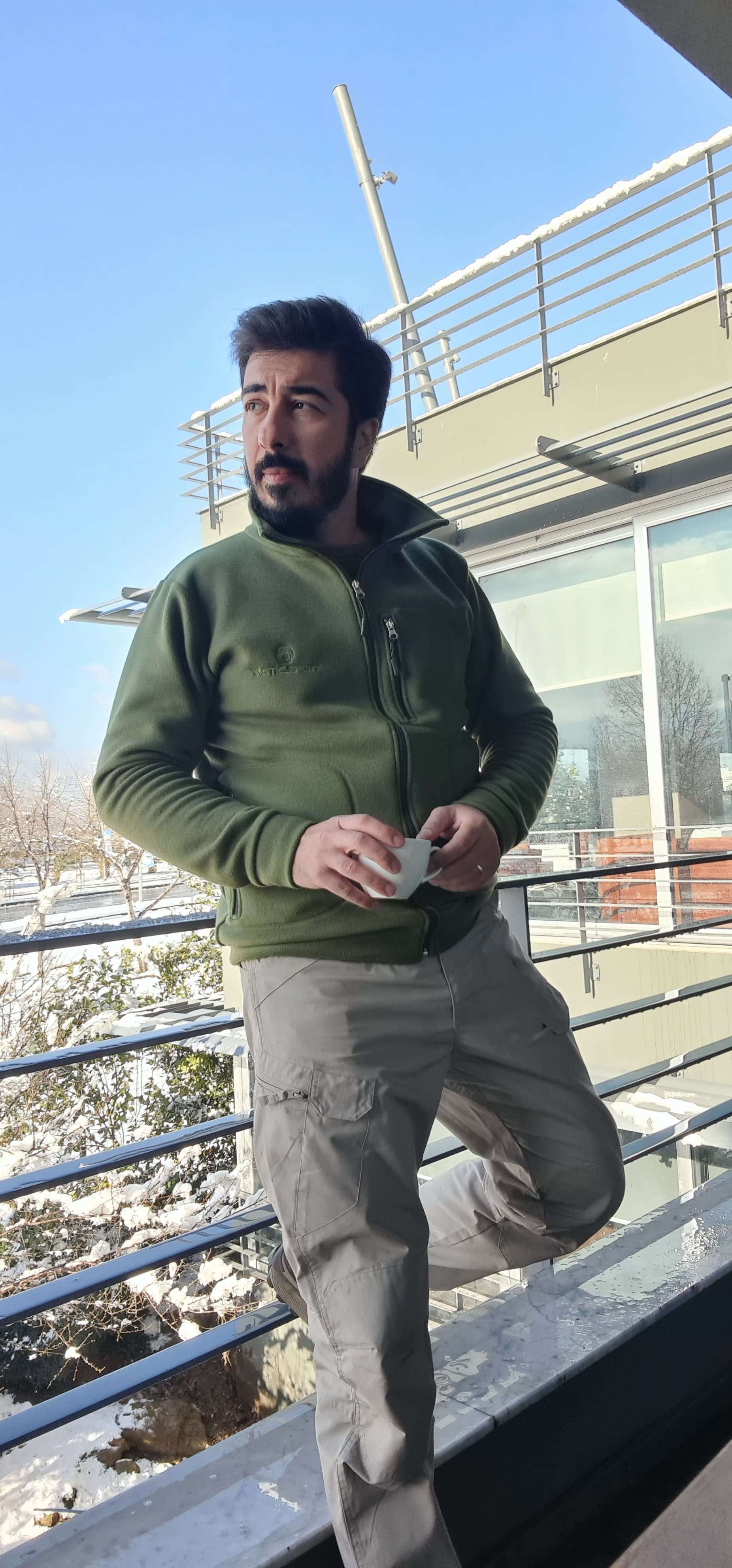 Yeşil Polar Ceket
