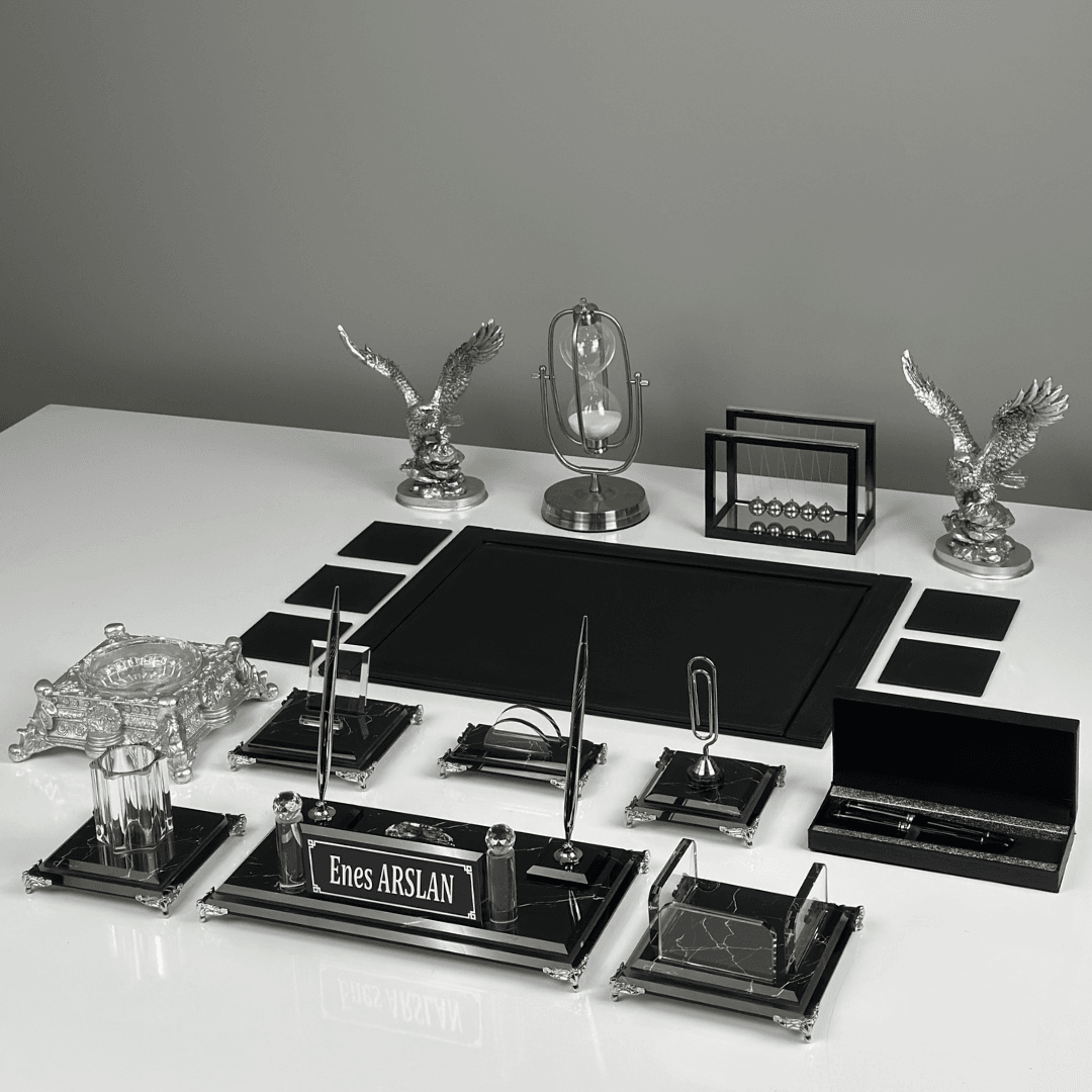 Zebra Black | 20 Parça Premium Kristal Masa Takımı