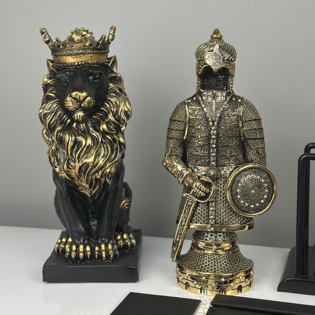 Özel Kristal | 22 Parça Premium Kristal Masa Takımı (Büyük Boy) – Altın