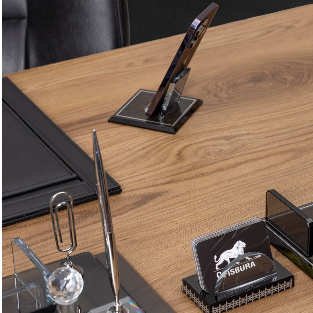 Klasik Gümüş | 7 Parça Premium Kristal Masa Takımı