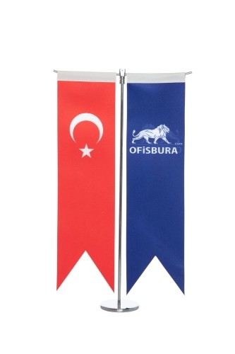 Kırlangıç Logolu T Masa Bayrağı