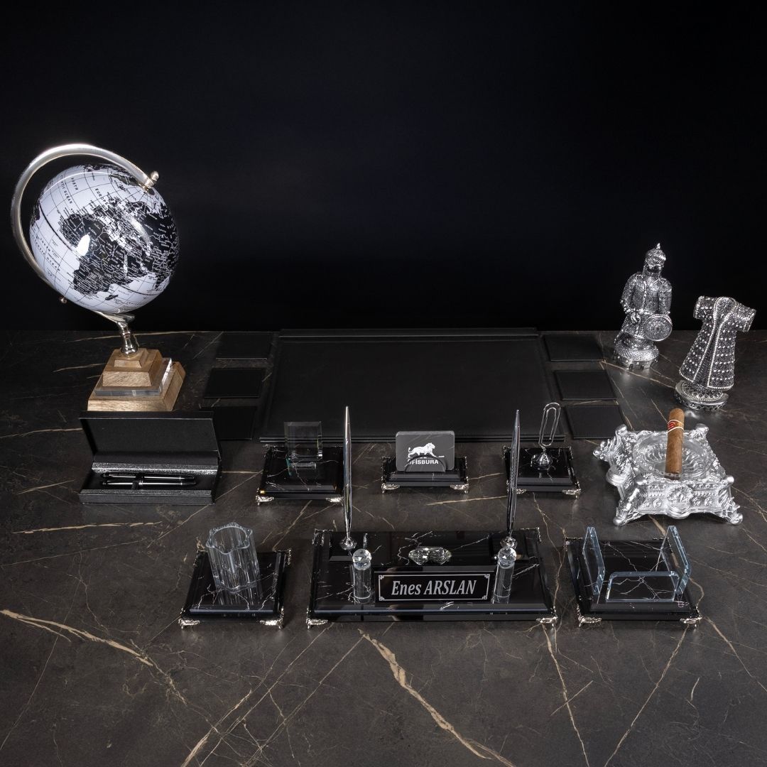 Zebra Black | 19 Parça Premium Kristal Masa Takımı