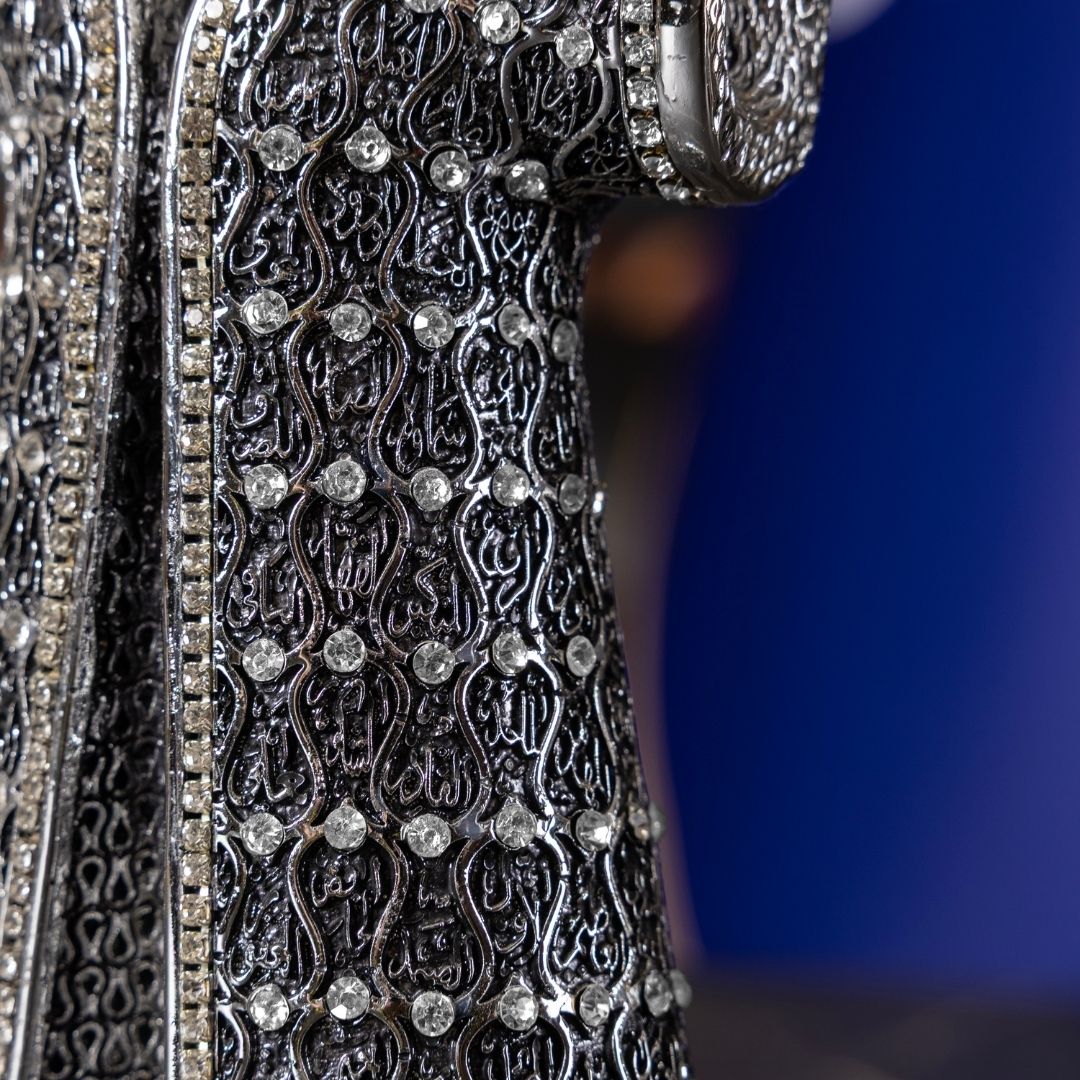 Kaftan Biblosu | 24 cm Polyester | Gümüş Renk