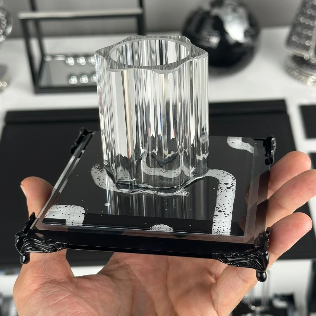 Piano Black | 20 Parça Premium Kristal Masa Takımı