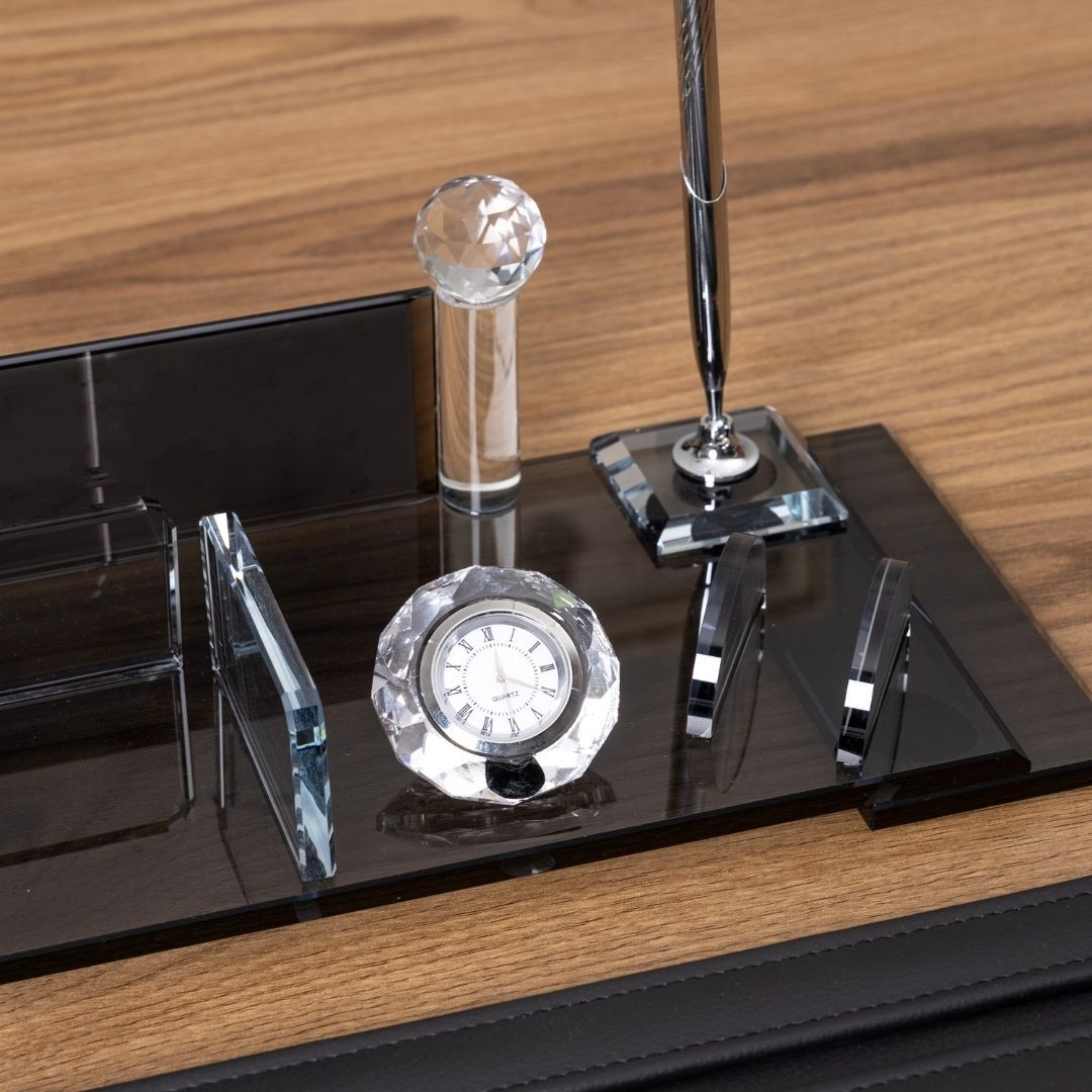 Klasik Gümüş | 12 Parça Premium Kristal Masa Takımı