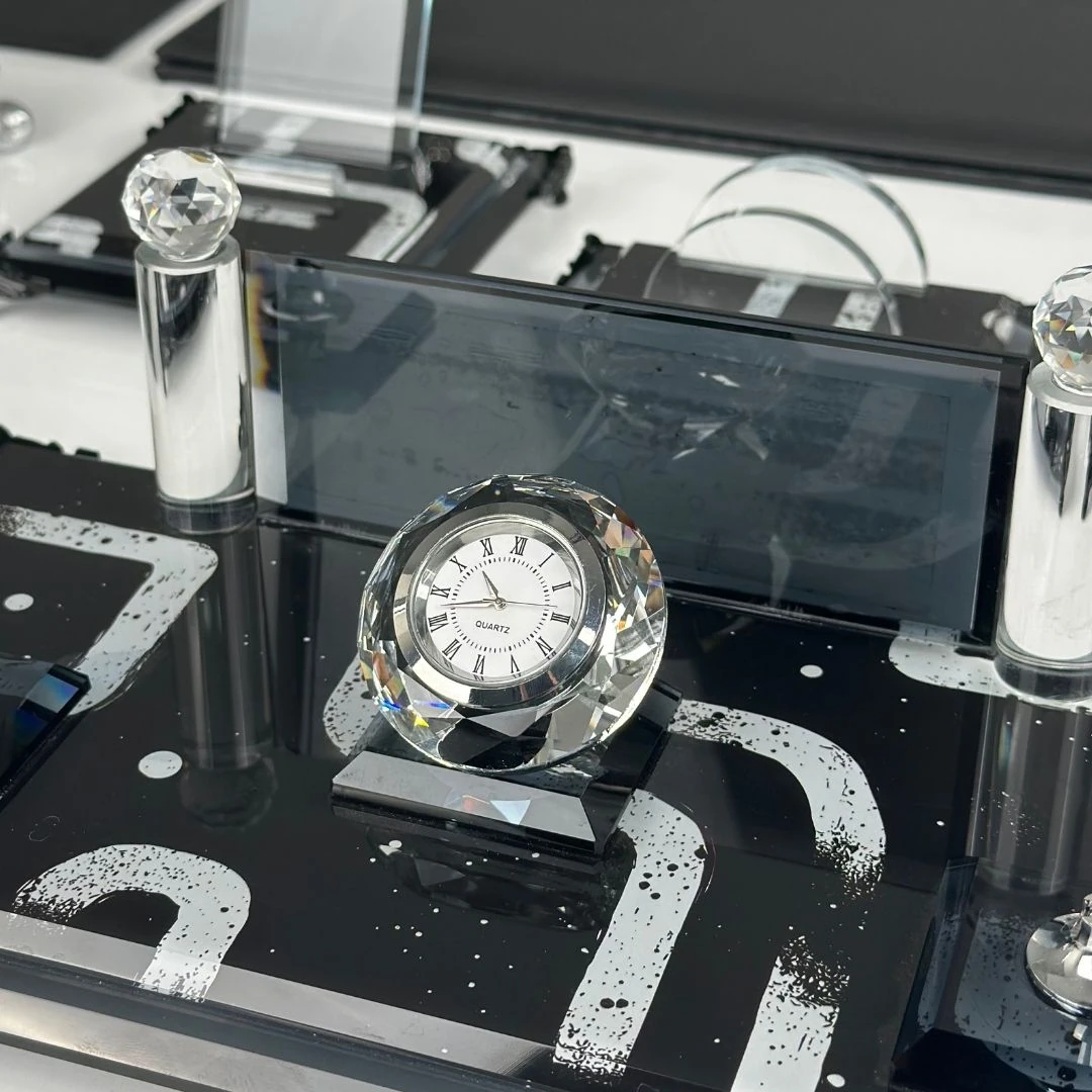 Piano Black | 20 Parça Premium Kristal Masa Takımı