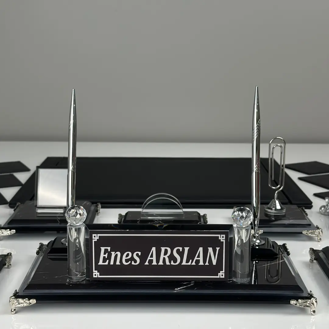 VIP Zebra Black 15 Parça Kristal Sümen Takımı | Ofisbura