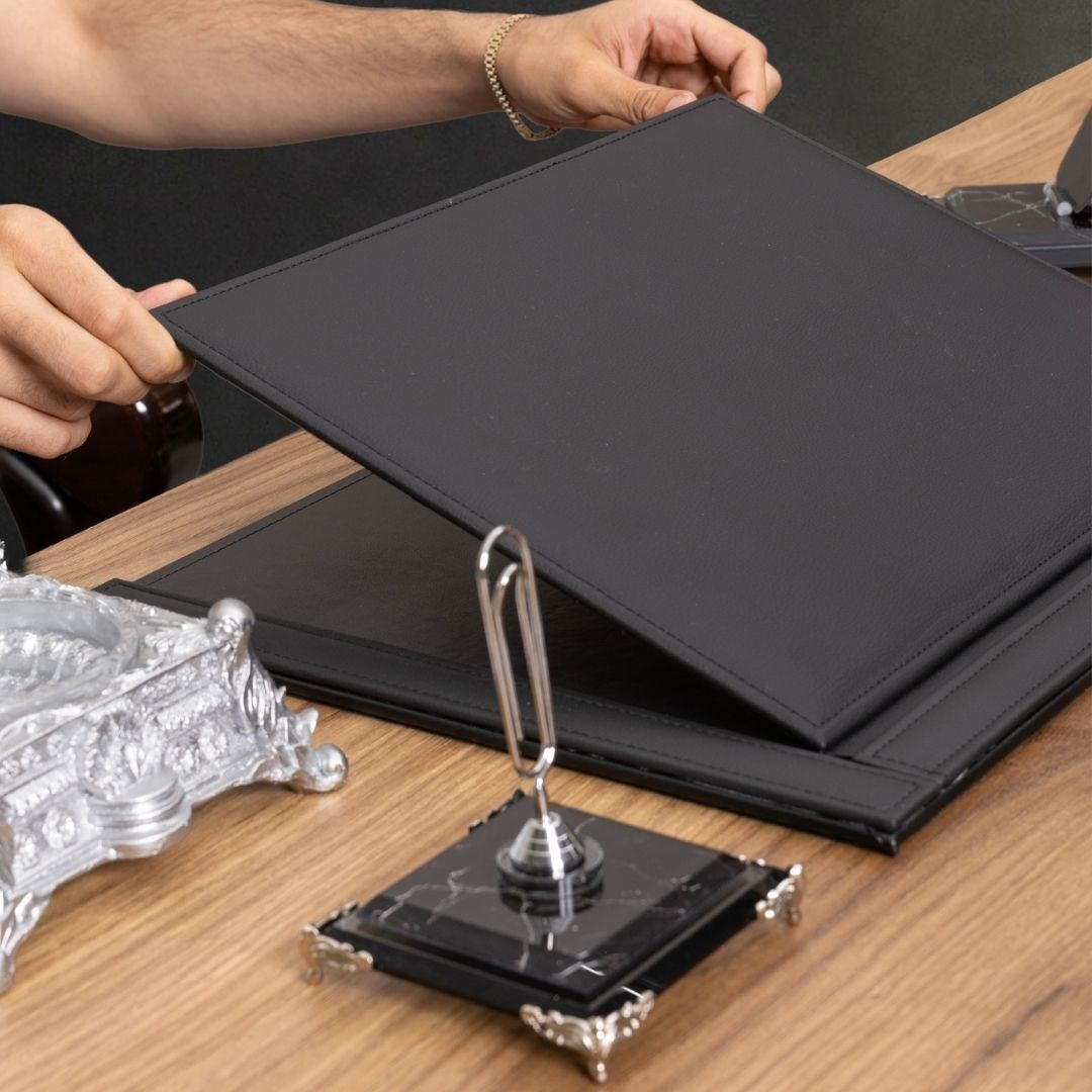Zebra Black I 9 Parça Premium Kristal Masa Takımı