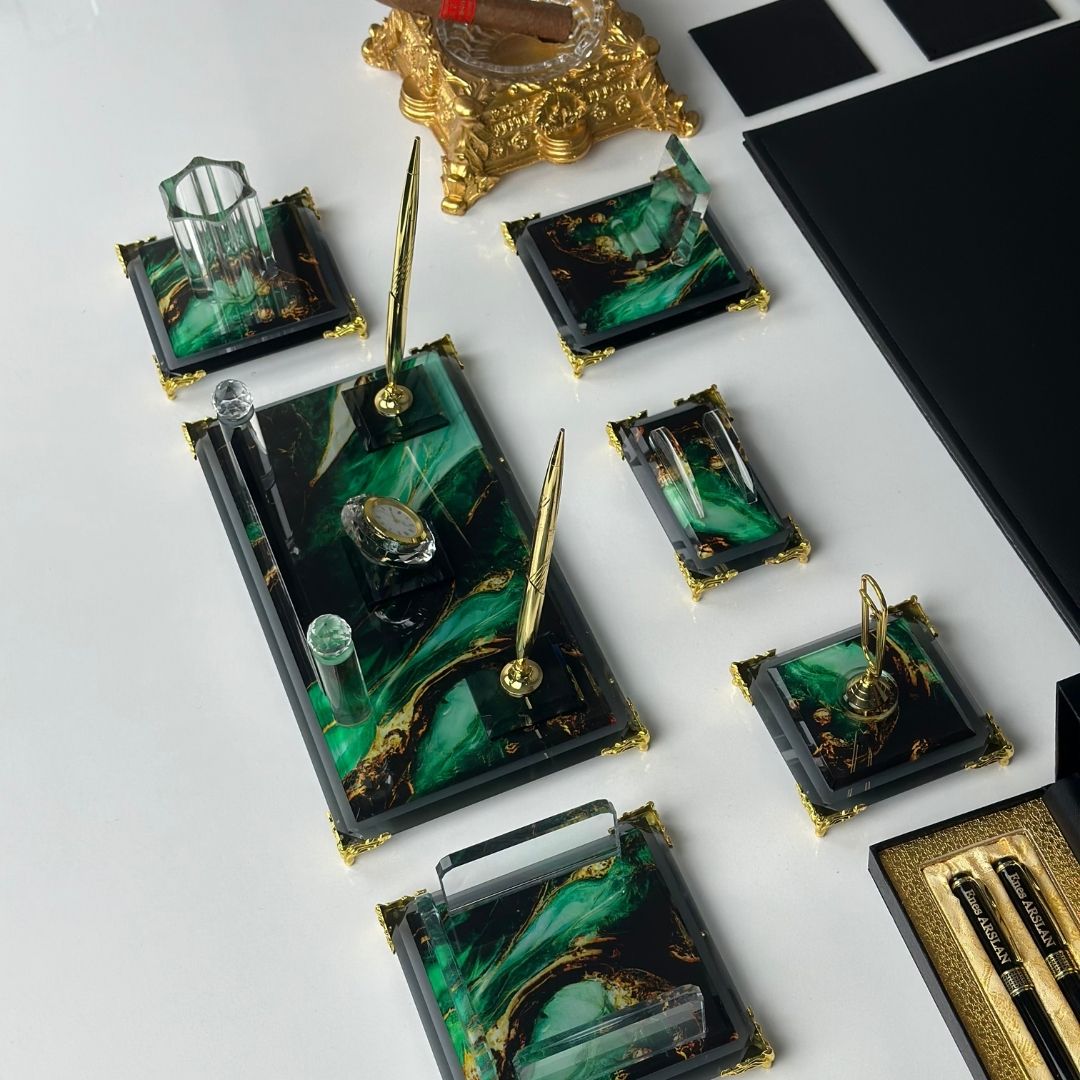 Zümrüt | 20 Parça Premium Kristal Masa Takımı