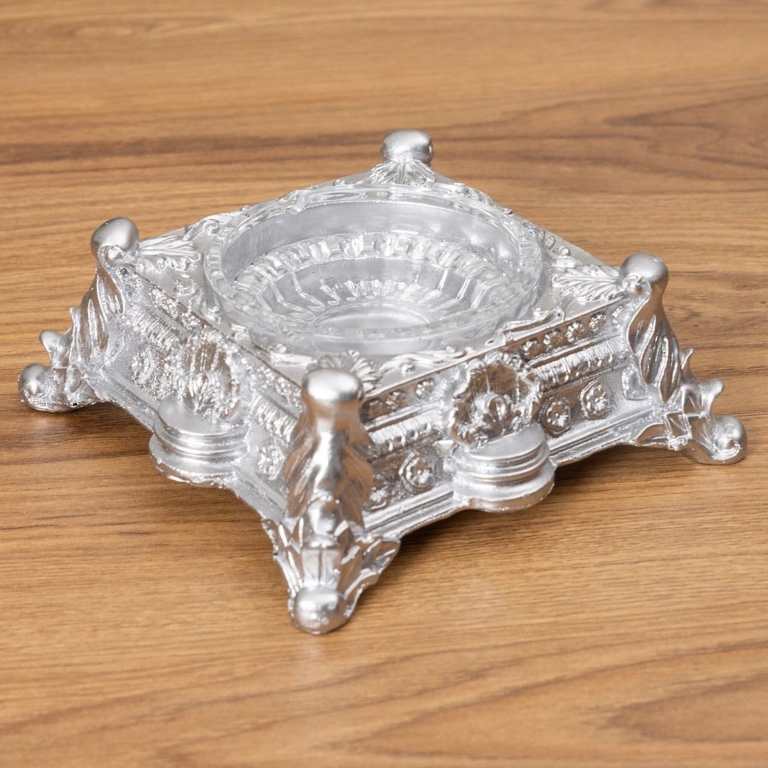 Klasik Gümüş | 12 Parça Premium Kristal Masa Takımı