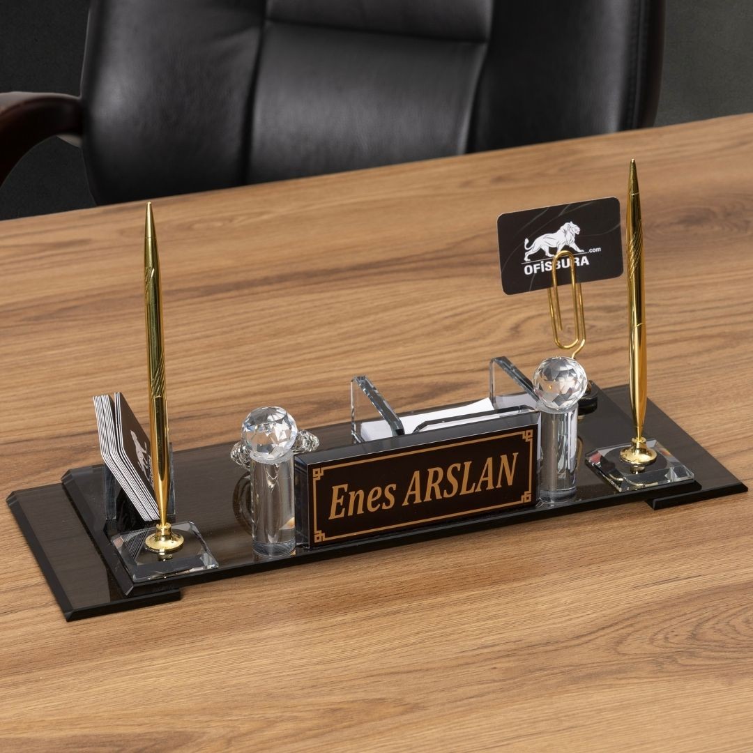 Klasik Altın | 7 Parça Premium Kristal Masa Takımı