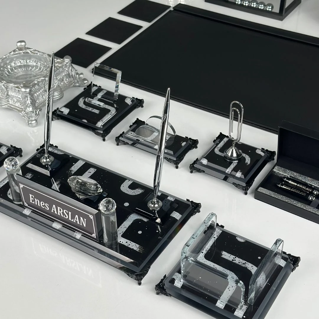 Piano Black | 20 Parça Premium Kristal Masa Takımı