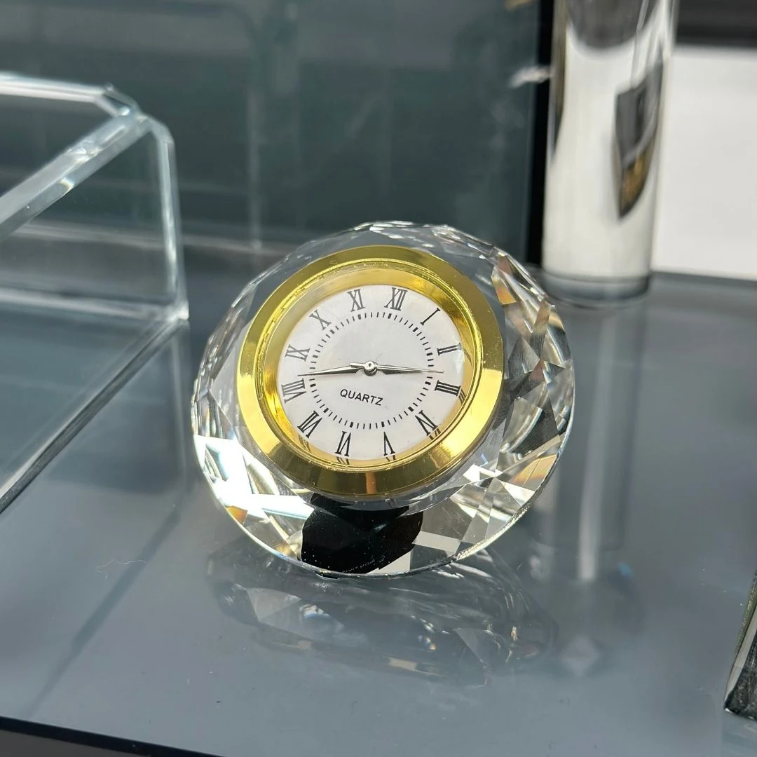 Özel Kristal | 22 Parça Premium Kristal Masa Takımı (Büyük Boy) – Altın